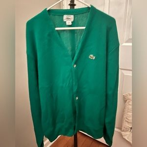 Vintage  1980s Lacoste Cardigan